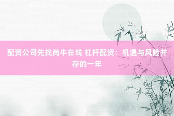 配资公司先找尚牛在线 杠杆配资：机遇与风险并存的一年